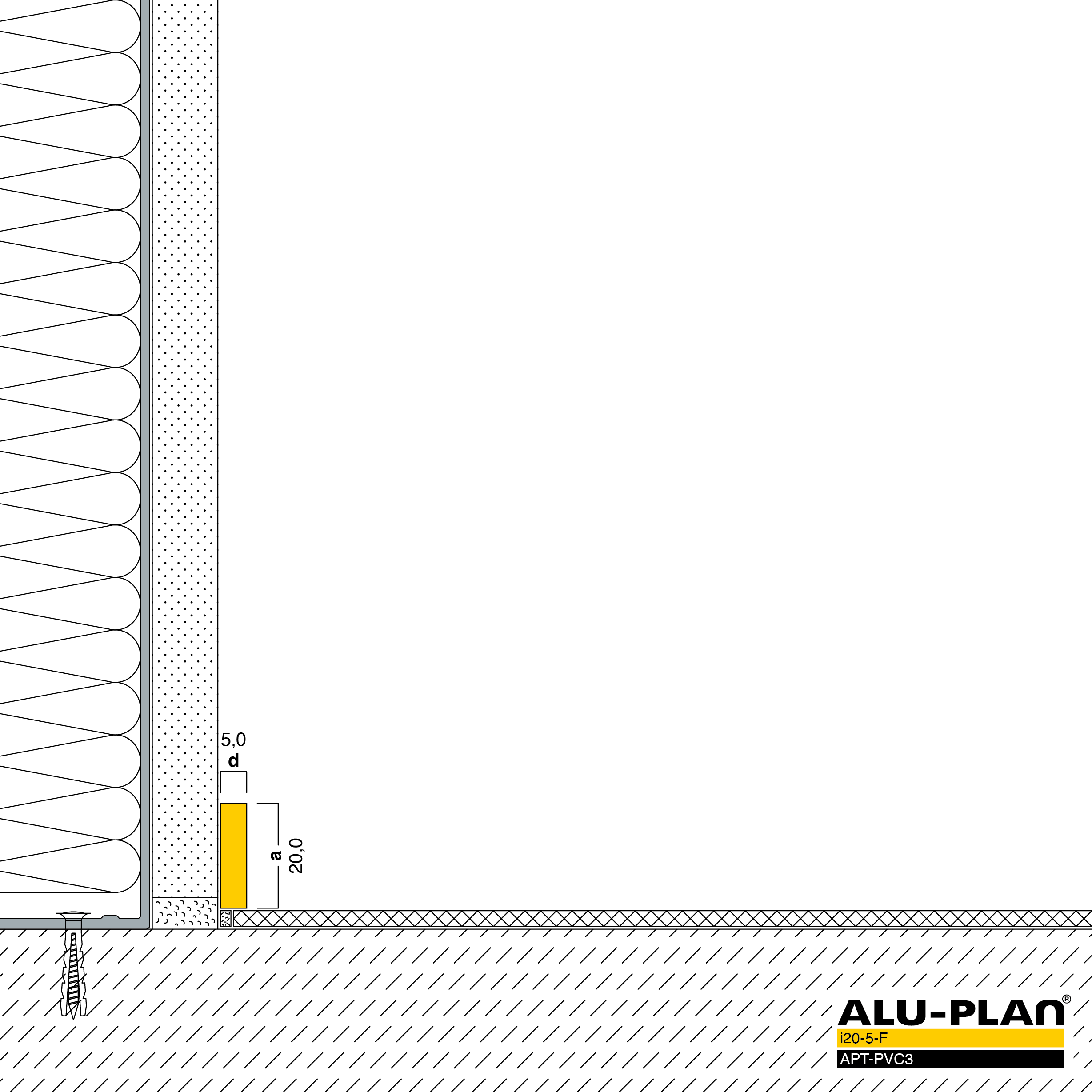 ALU-PLAN® Installation :: i20-5-F-APT-PVC3