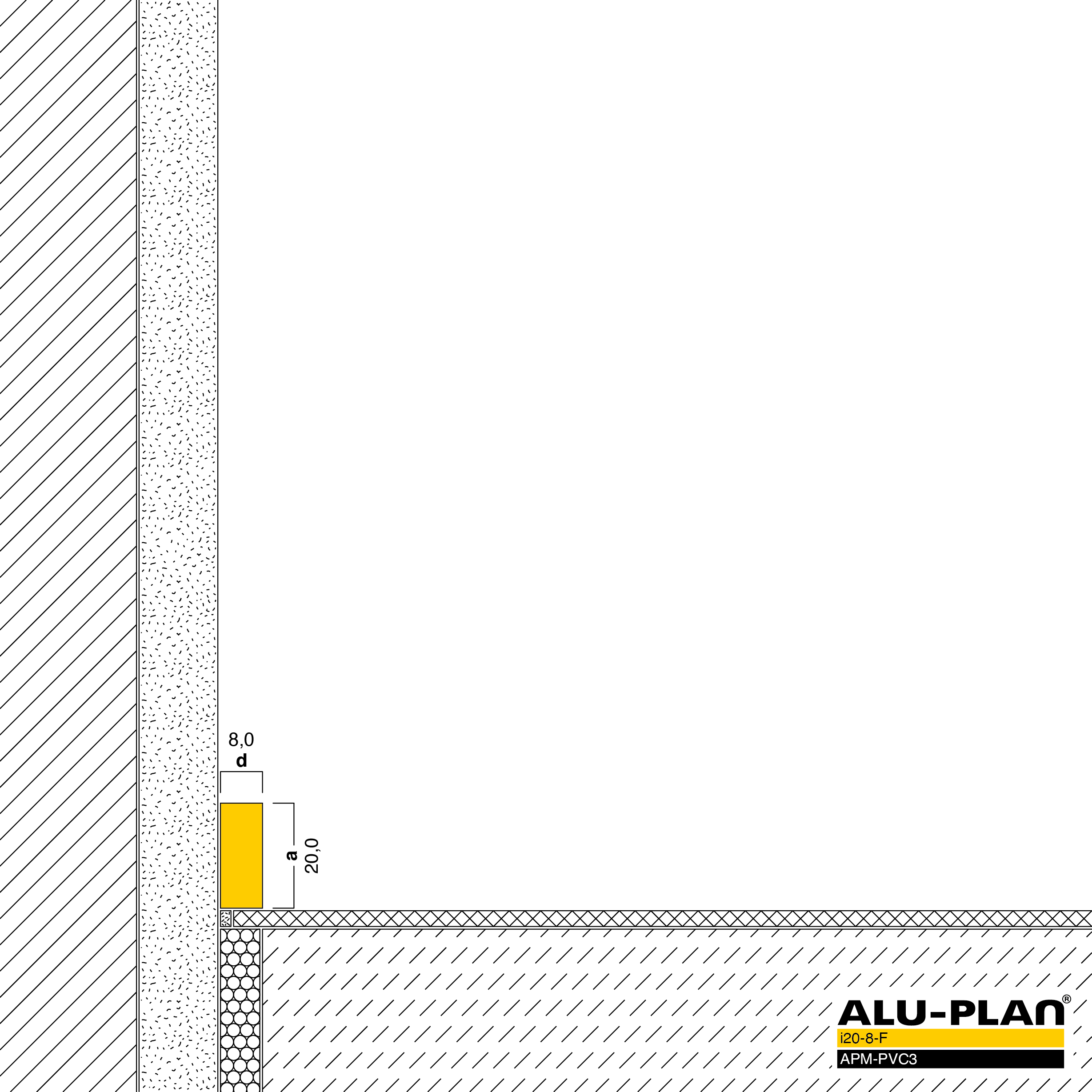 ALU-PLAN® Installation :: i20-8-F-APM-PVC3
