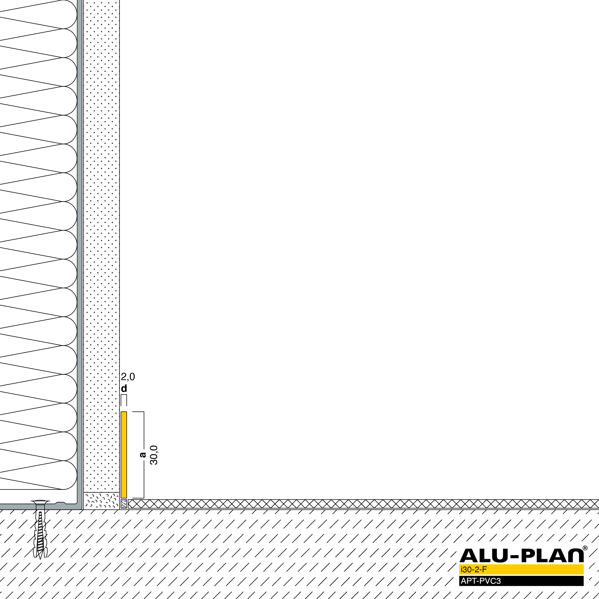 ALU-PLAN® Installation :: i30-2-F-APT-PVC3