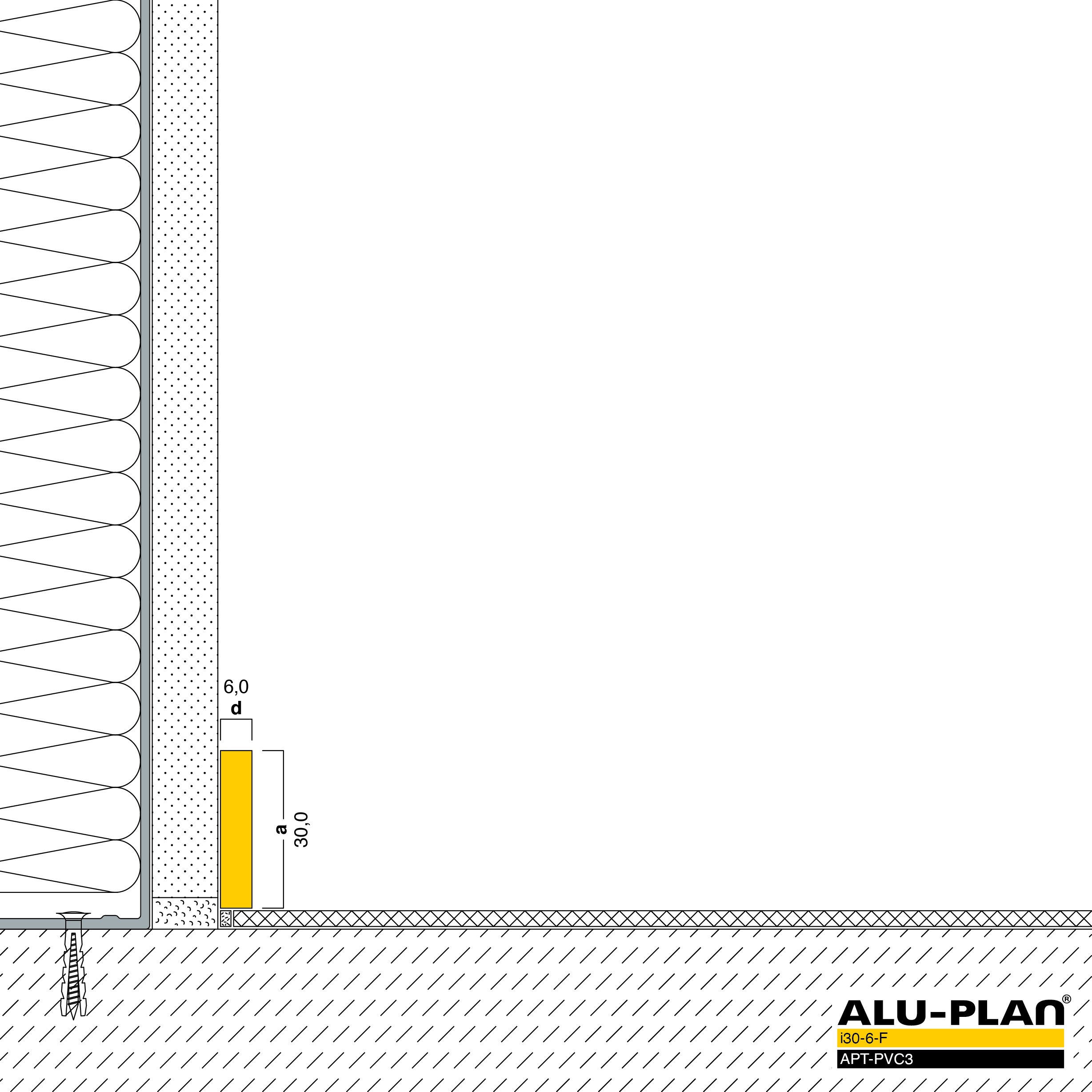ALU-PLAN® Installation :: i30-6-F-APT-PVC3