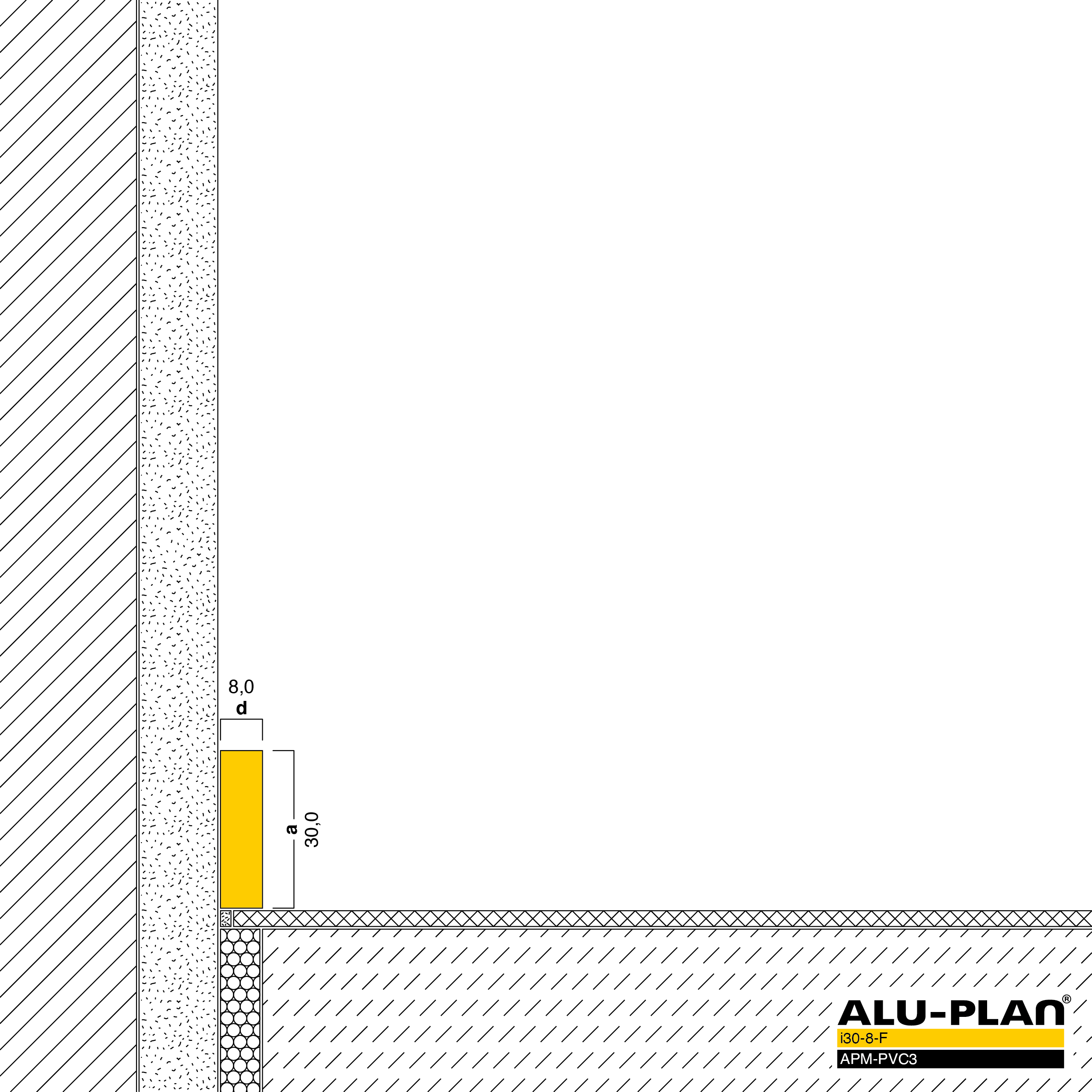 ALU-PLAN® Installation :: i30-8-F-APM-PVC3