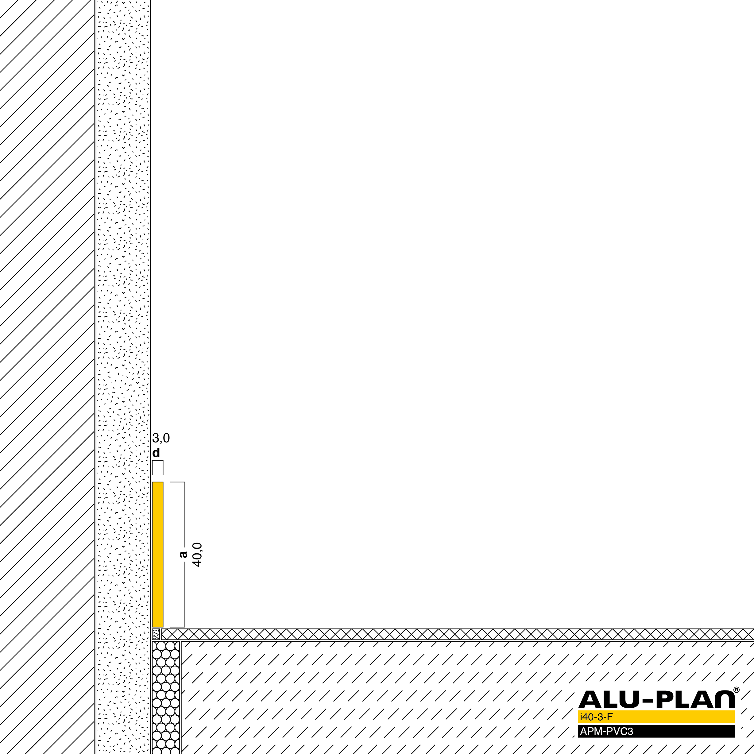 ALU-PLAN® Installation :: i40-3-F-APM-PVC3