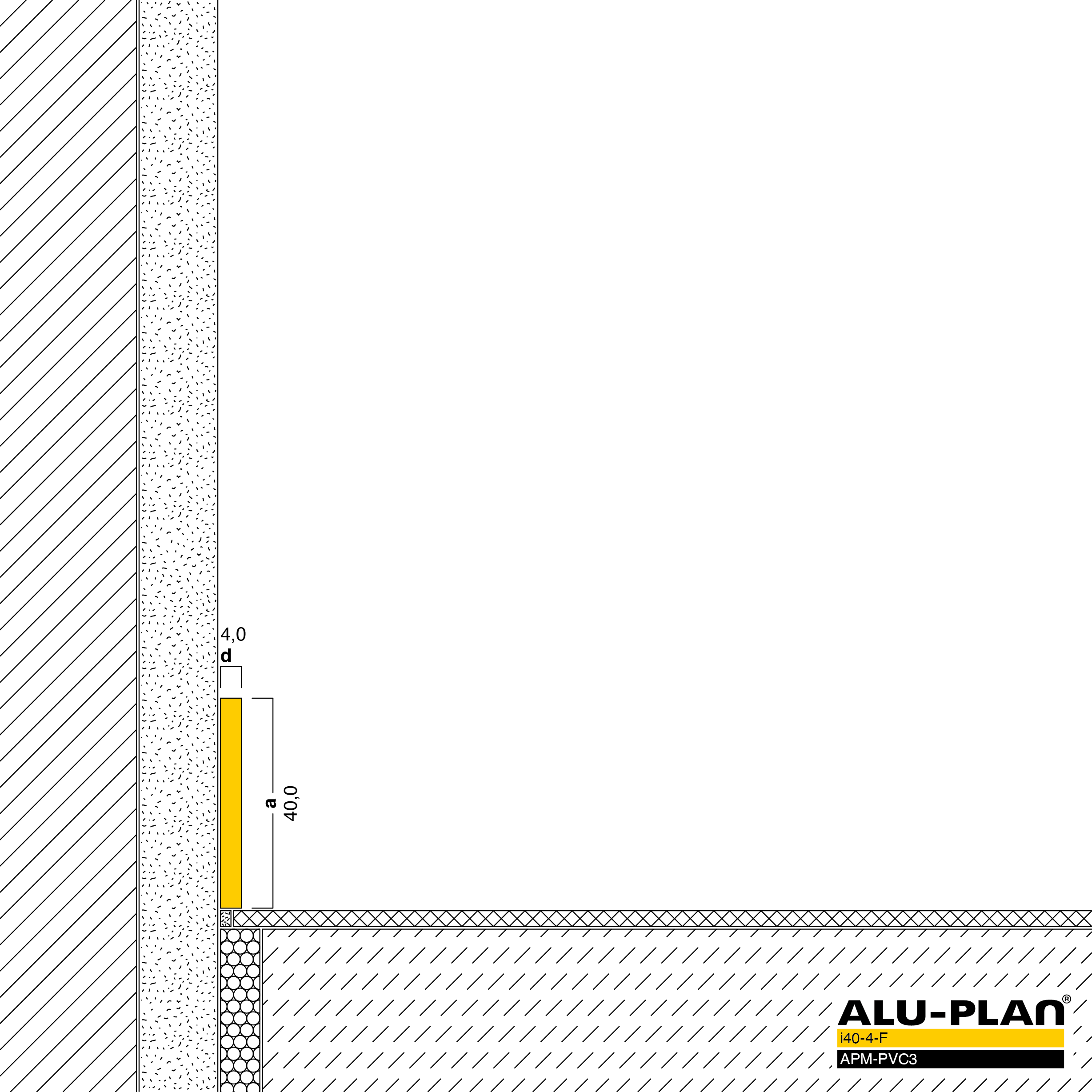 ALU-PLAN® Installation :: i40-4-F-APM-PVC3