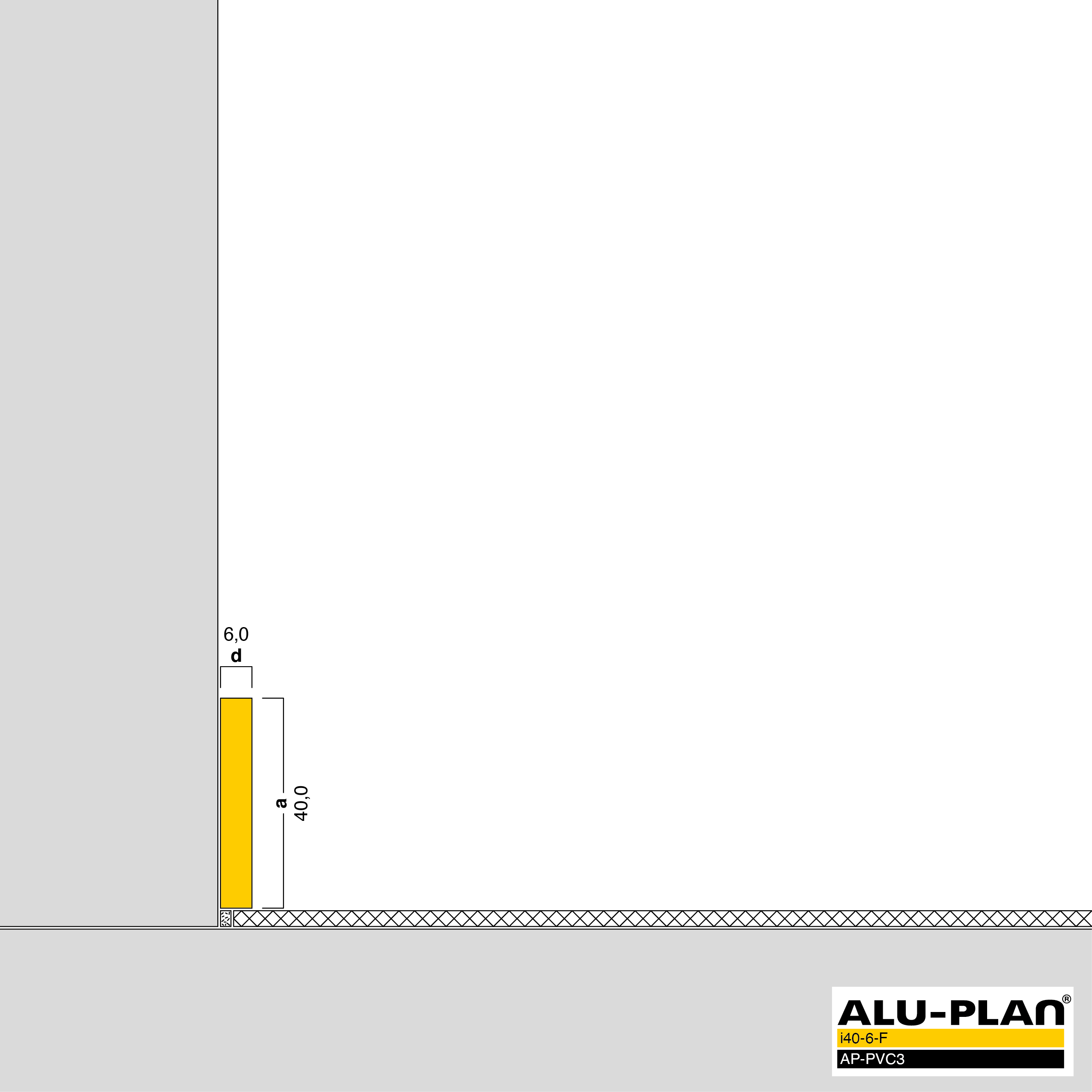 ALU-PLAN® Installation :: i40-6-F-AP-PVC3