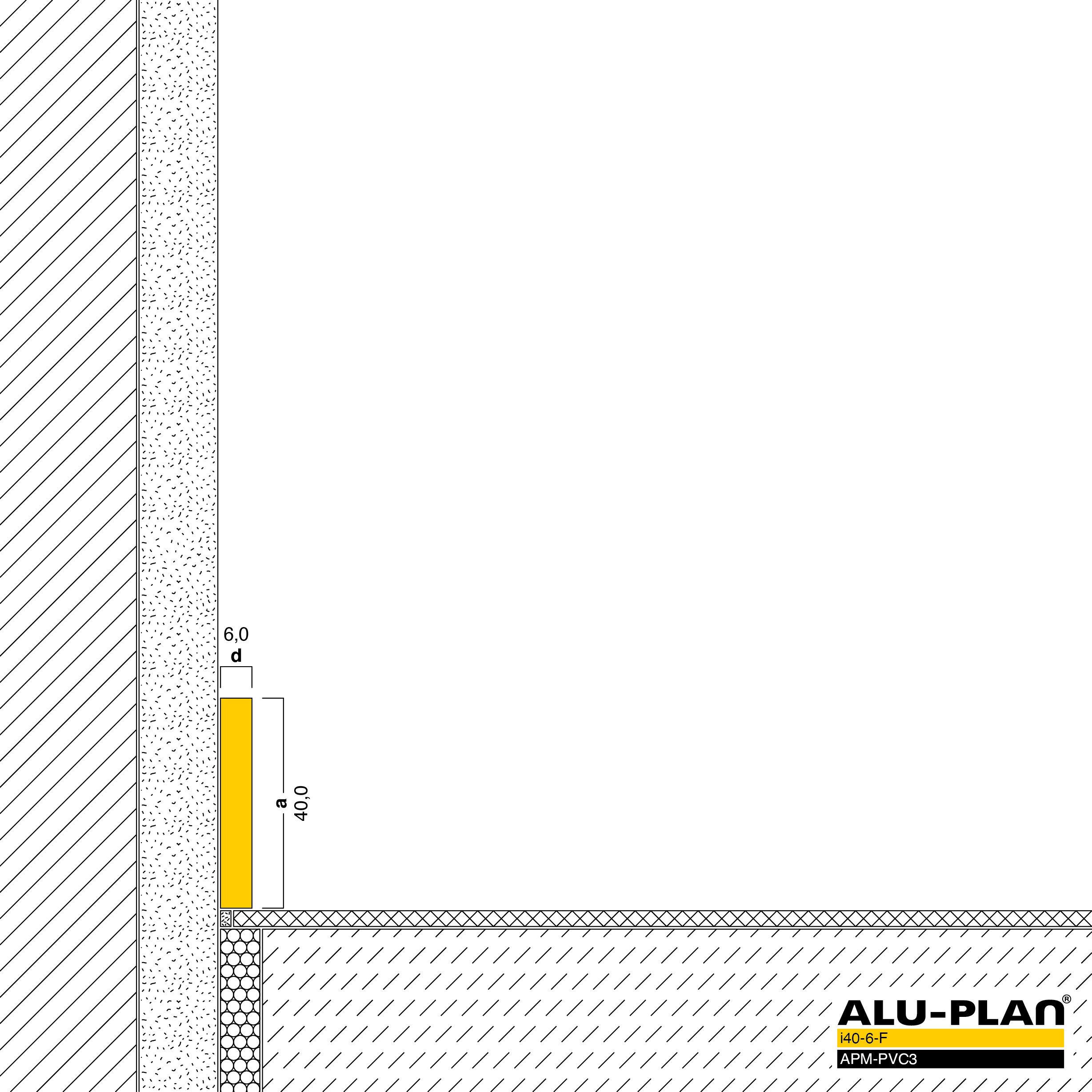 ALU-PLAN® Installation :: i40-6-F-APM-PVC3
