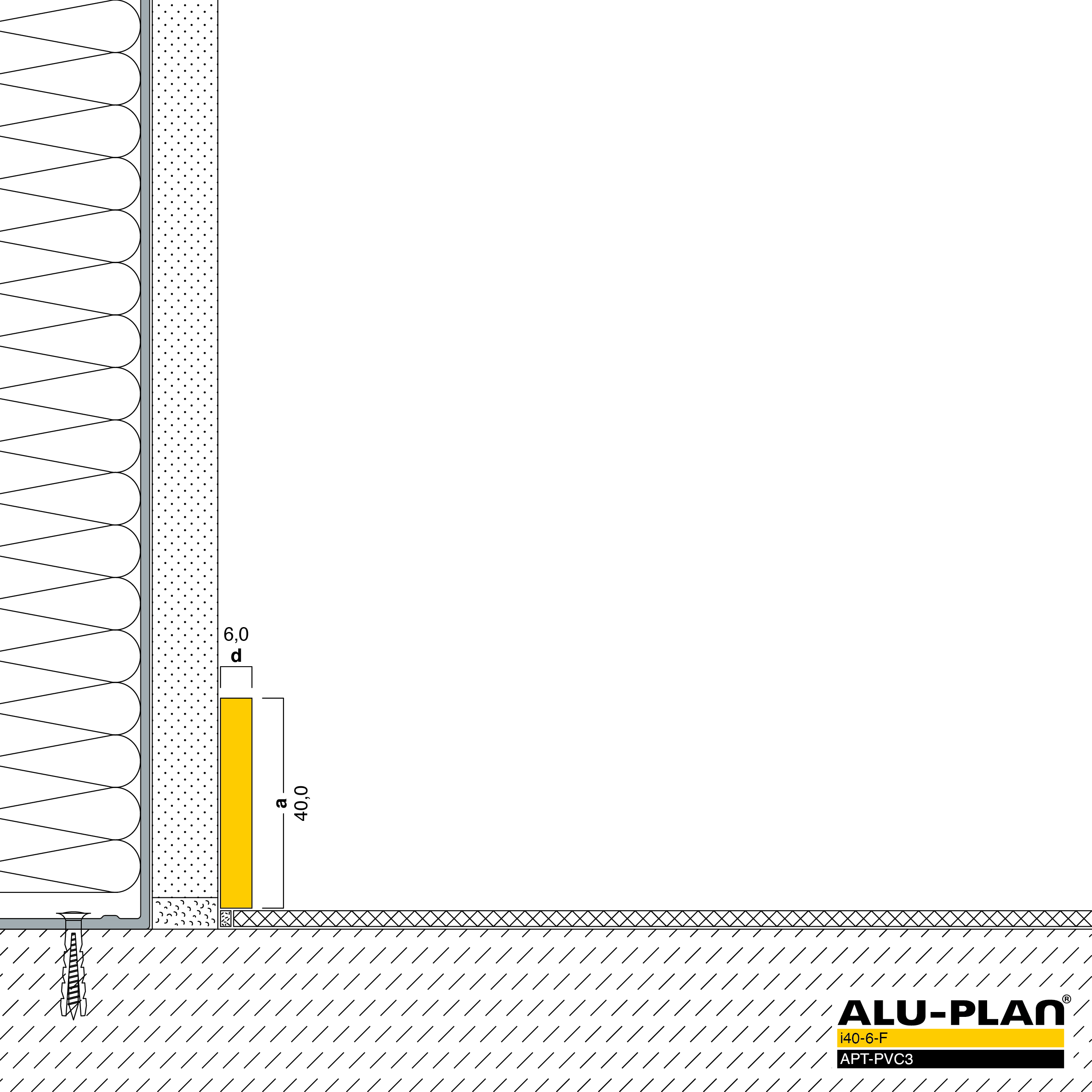 ALU-PLAN® Installation :: i40-6-F-APT-PVC3