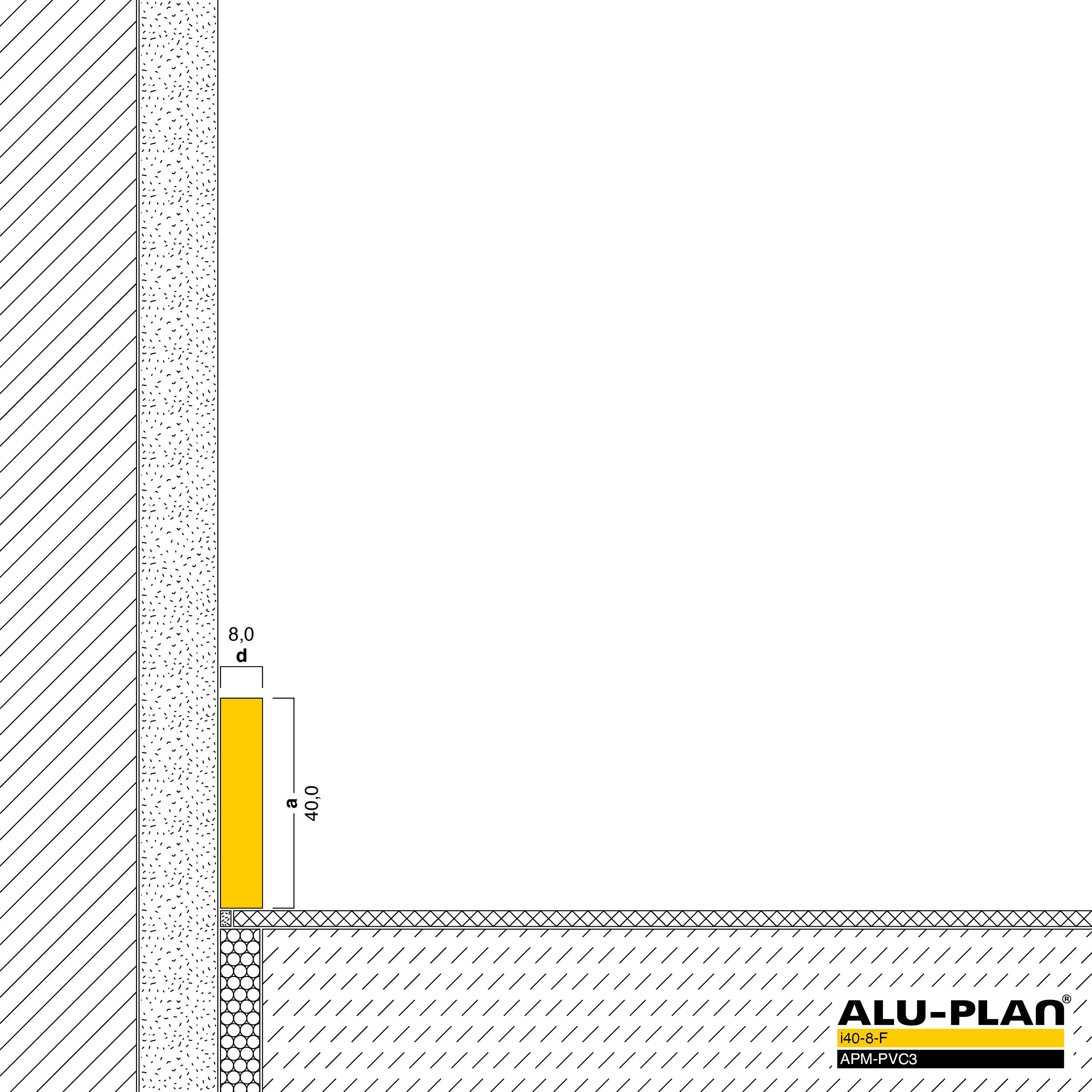 ALU-PLAN® Installation :: i40-8-F-APM-PVC3