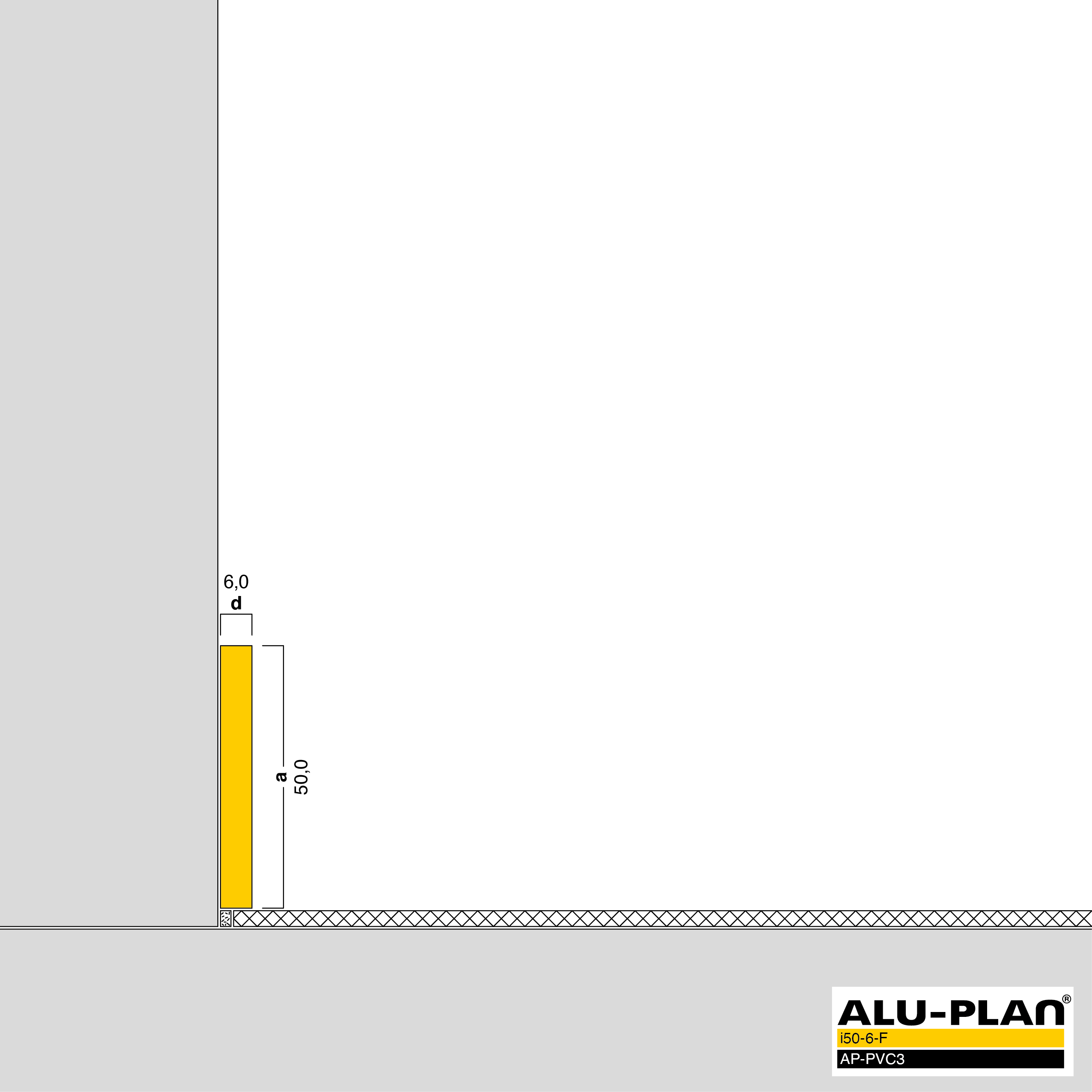 ALU-PLAN® Installation :: i50-6-F-AP-PVC3