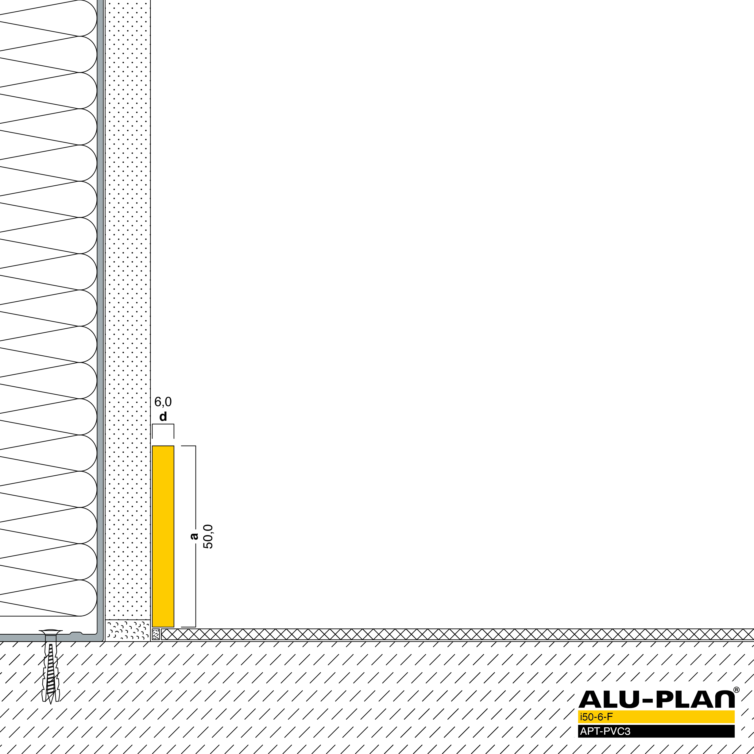 ALU-PLAN® Installation :: i50-6-F-APT-PVC3
