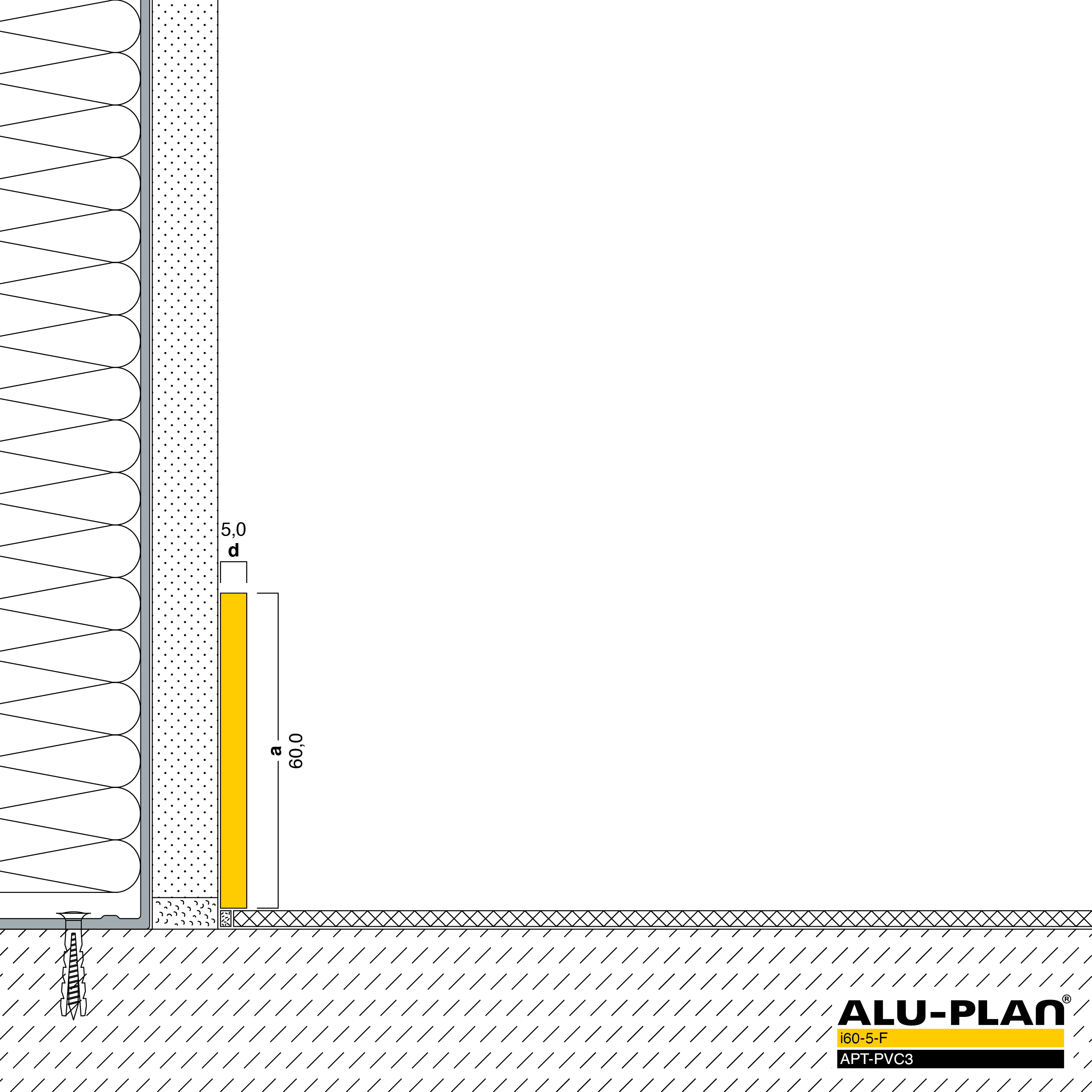 ALU-PLAN® Installation :: i60-5-F-APT-PVC3