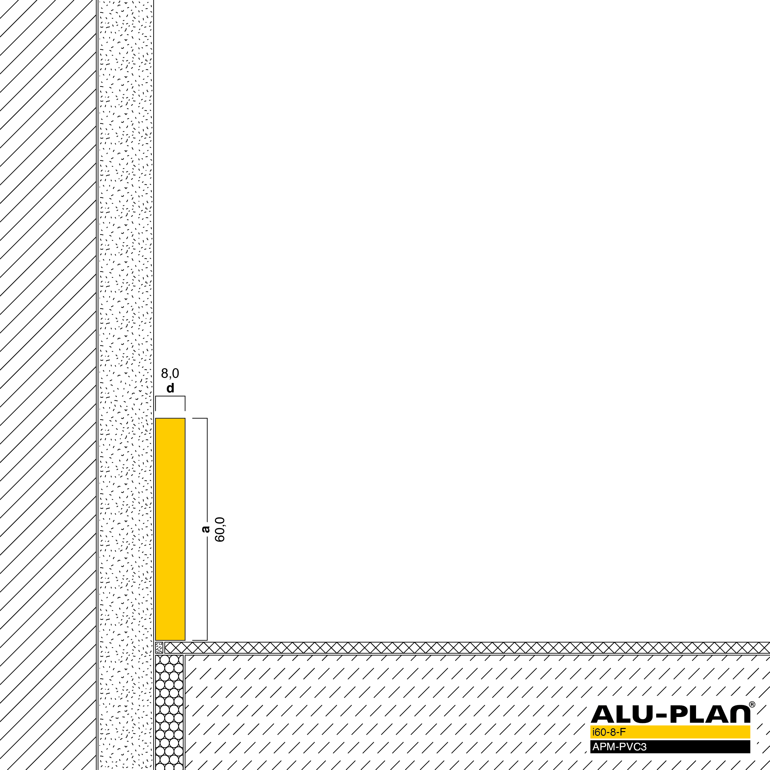 ALU-PLAN® Installation :: i60-8-F-APM-PVC3