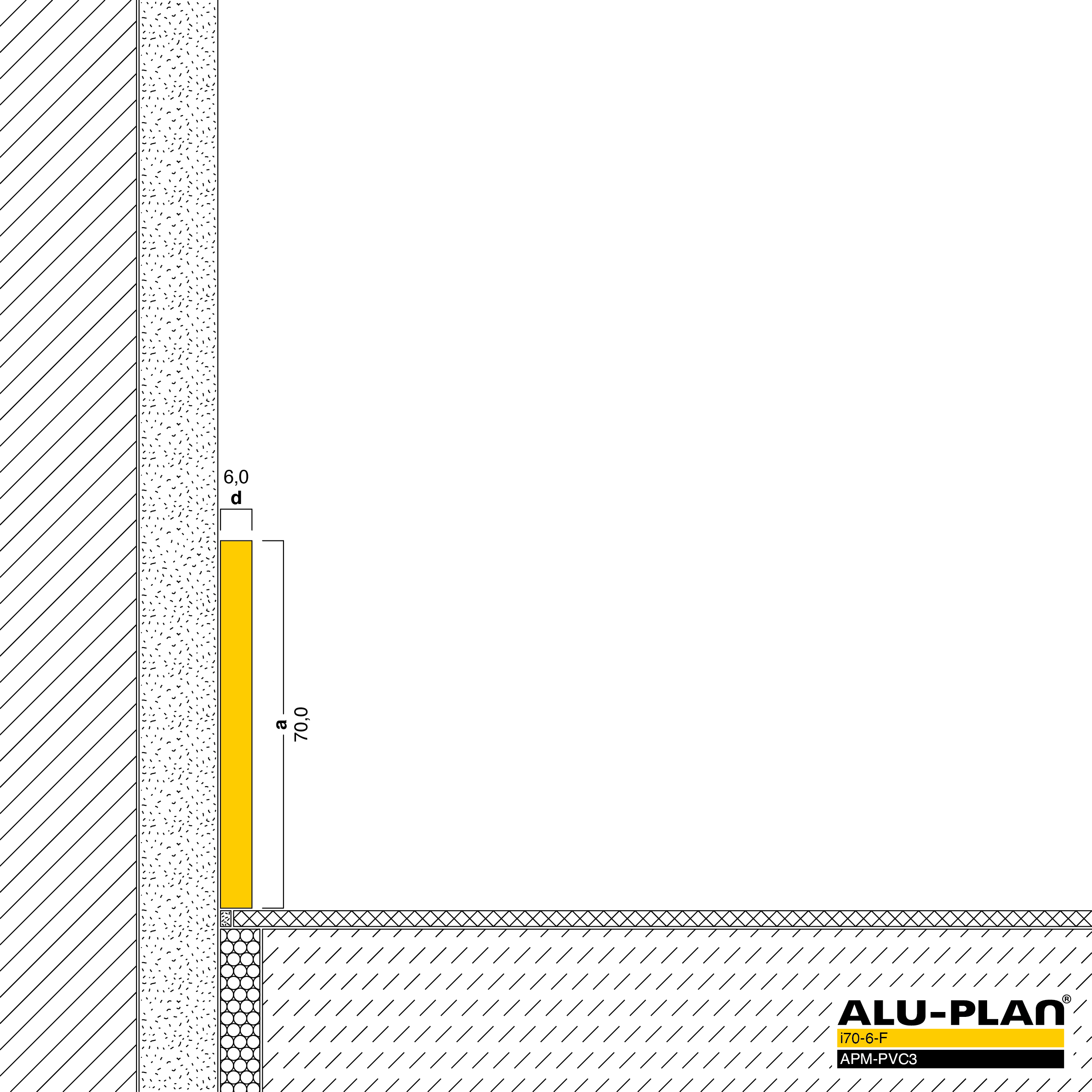 ALU-PLAN® Installation :: i70-6-F-APM-PVC3