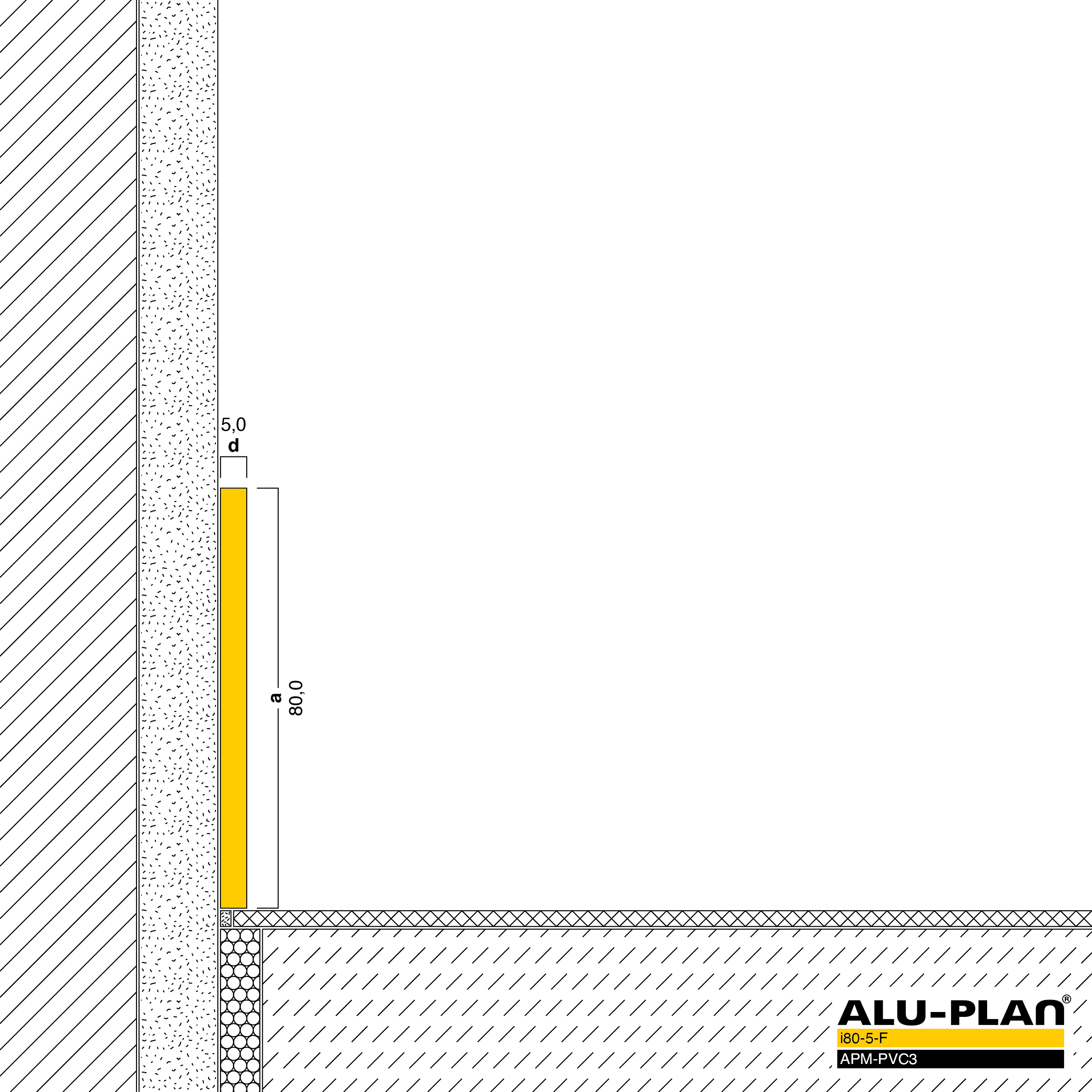 ALU-PLAN® Installation :: i80-5-F-APM-PVC3