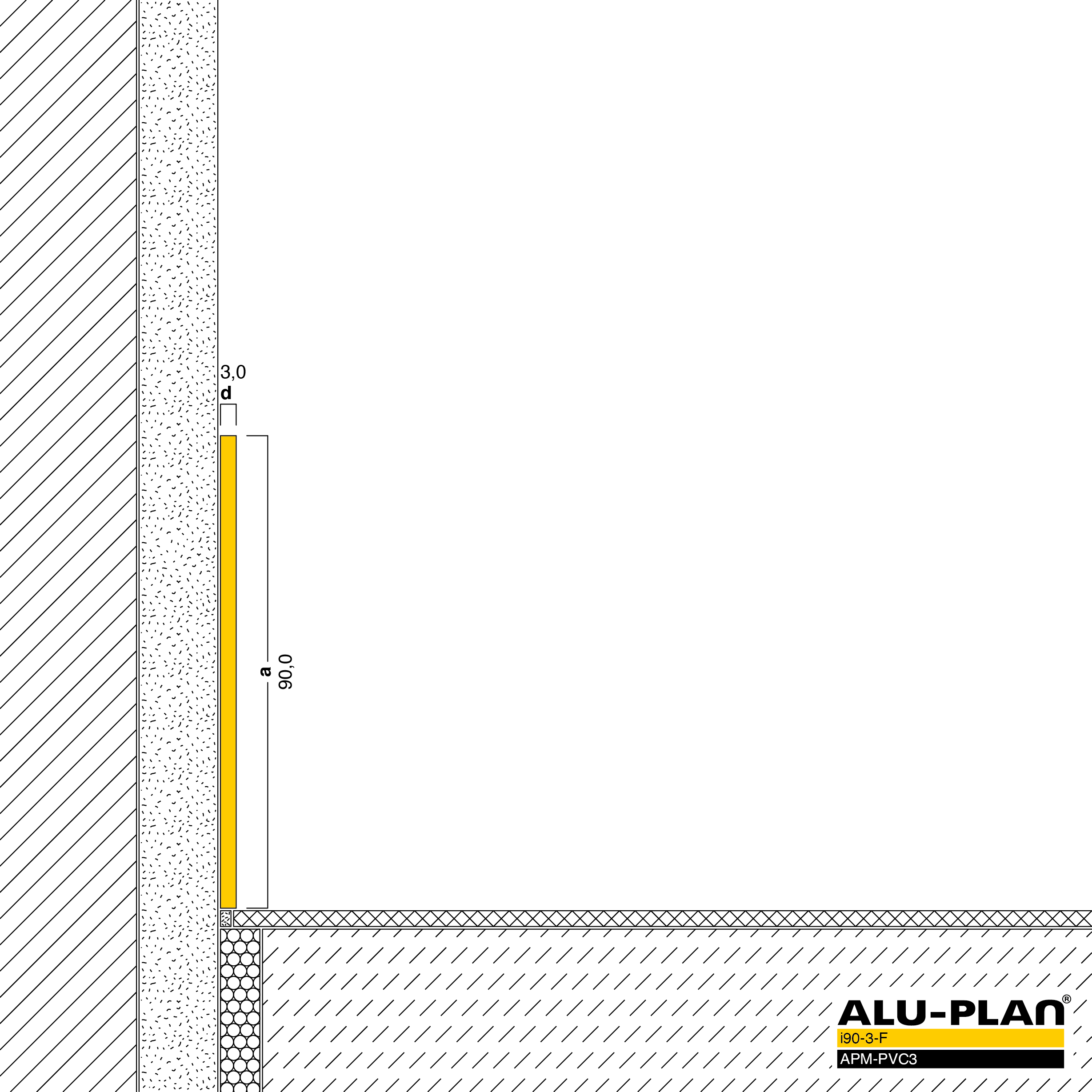 ALU-PLAN® Installation :: i90-3-F-APM-PVC3