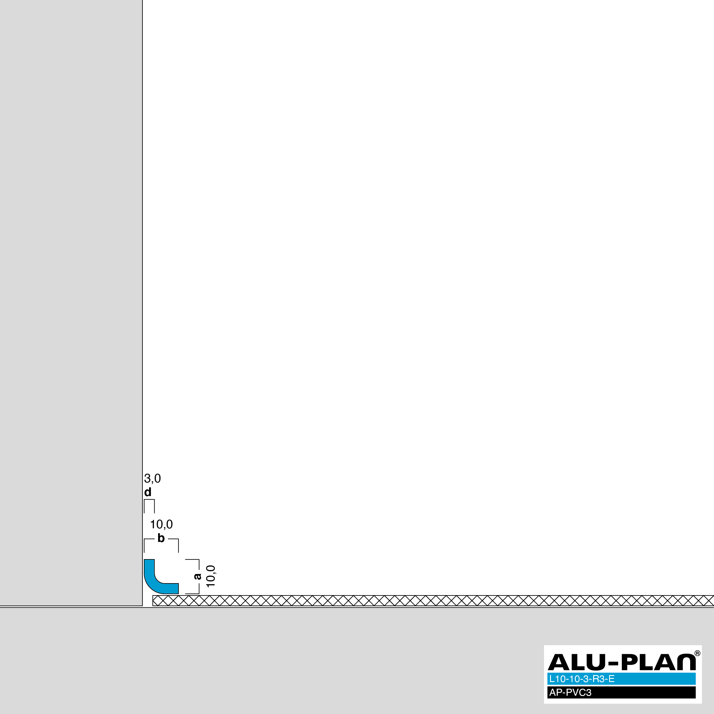 ALU-PLAN® Installation :: L10-10-3-R3-E-AP-PVC3