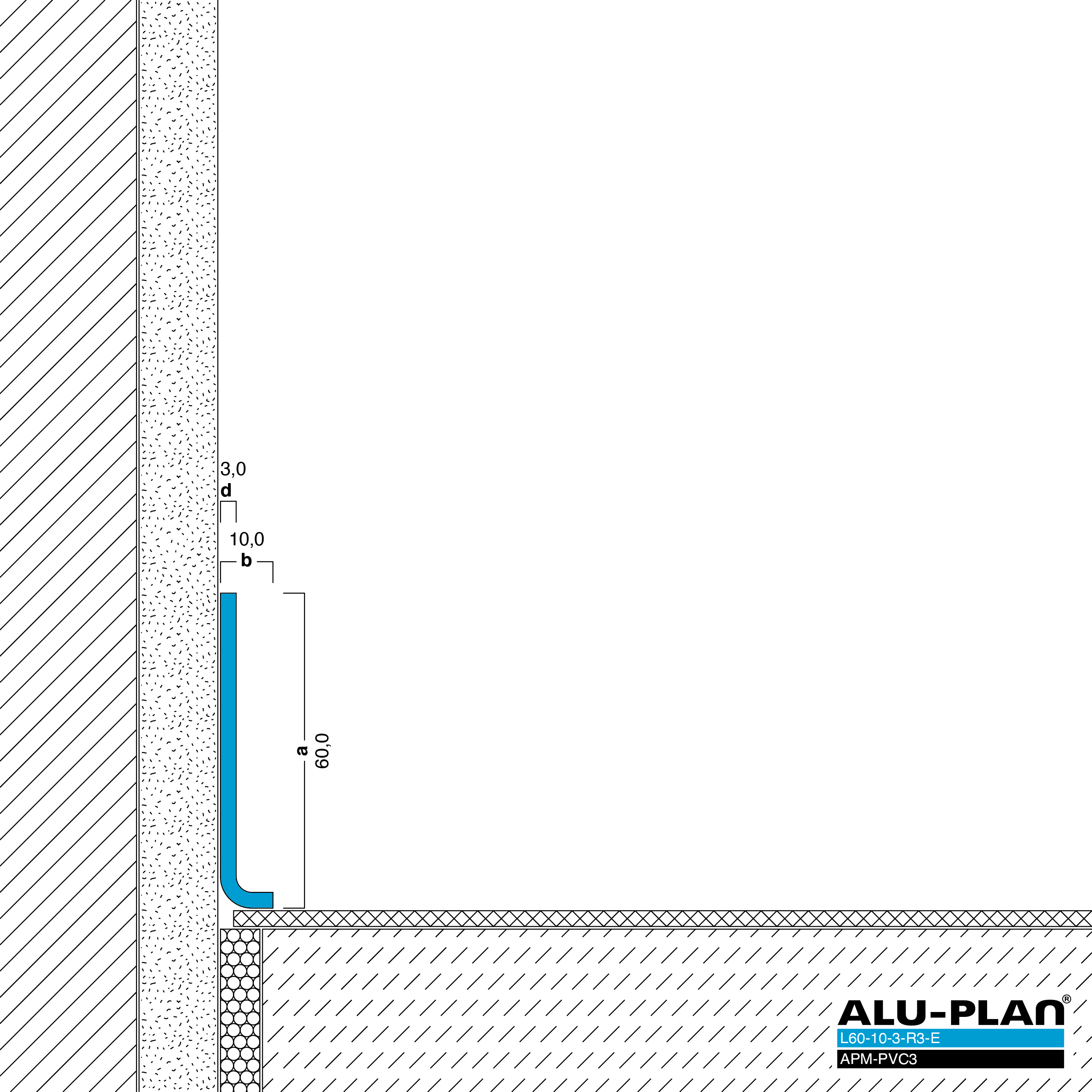 ALU-PLAN® Installation :: L60-10-3-R3-E-APM-PVC3