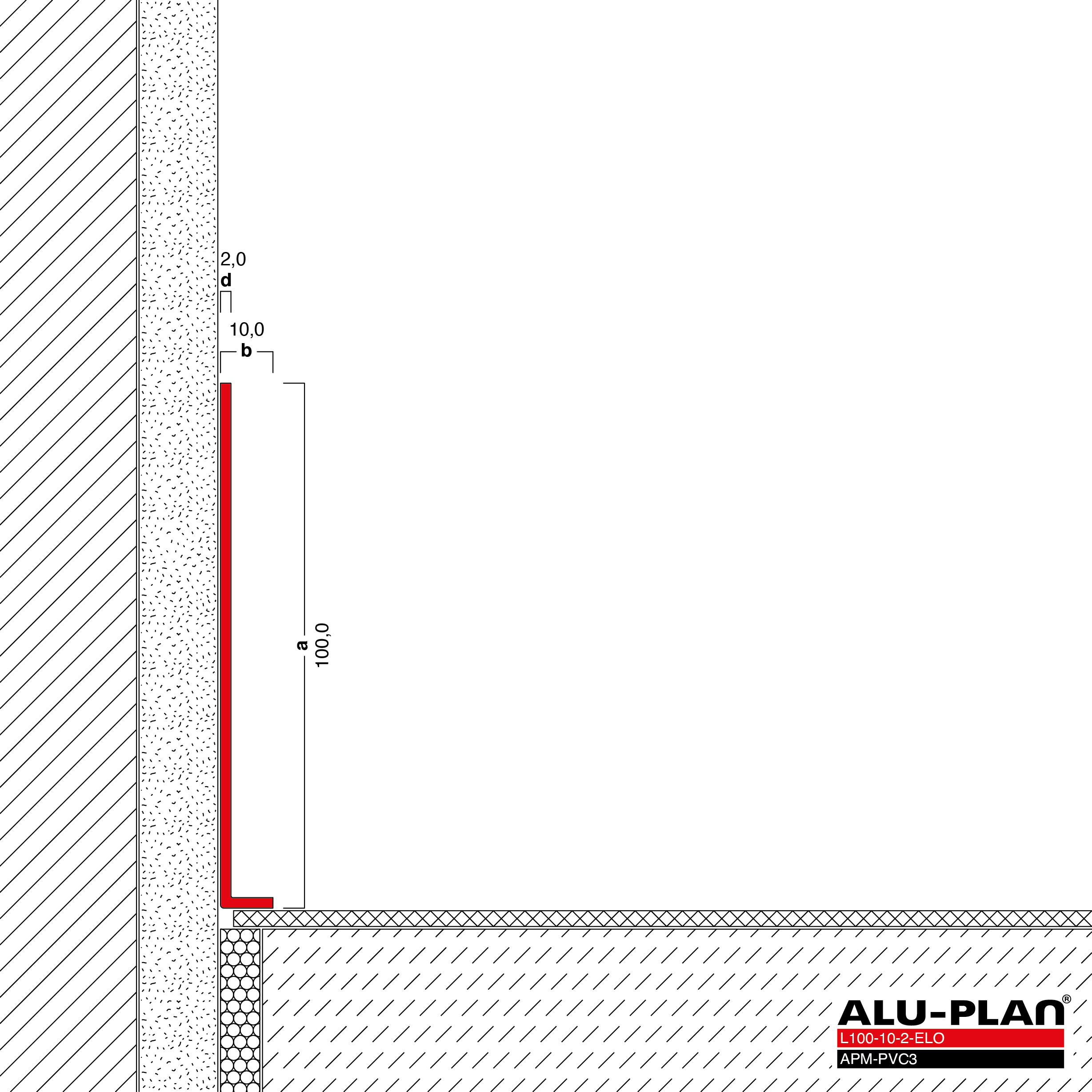 ALU-PLAN® Installation :: L100-10-2-ELO-APM-PVC3