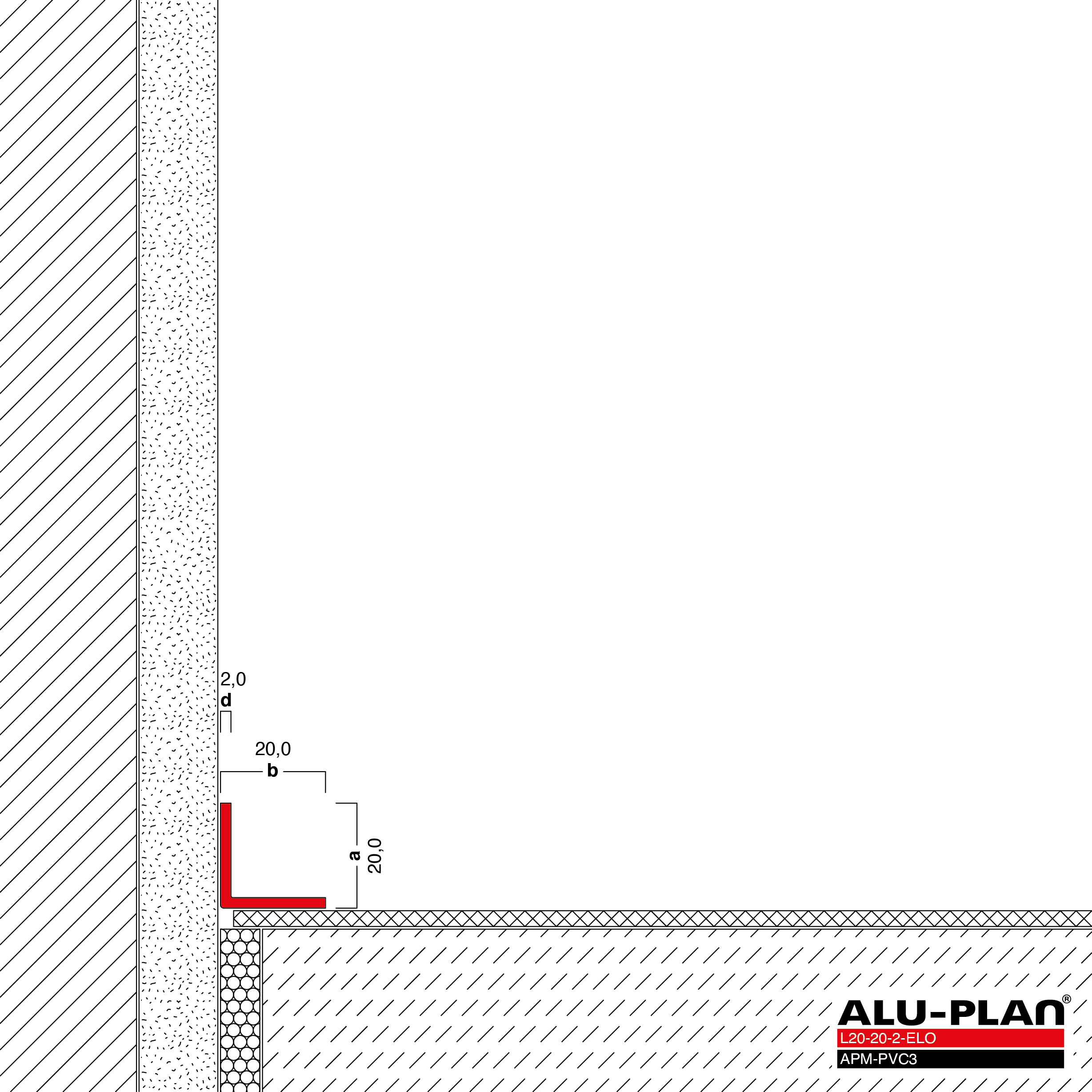 ALU-PLAN® Installation :: L20-20-2-ELO-APM-PVC3