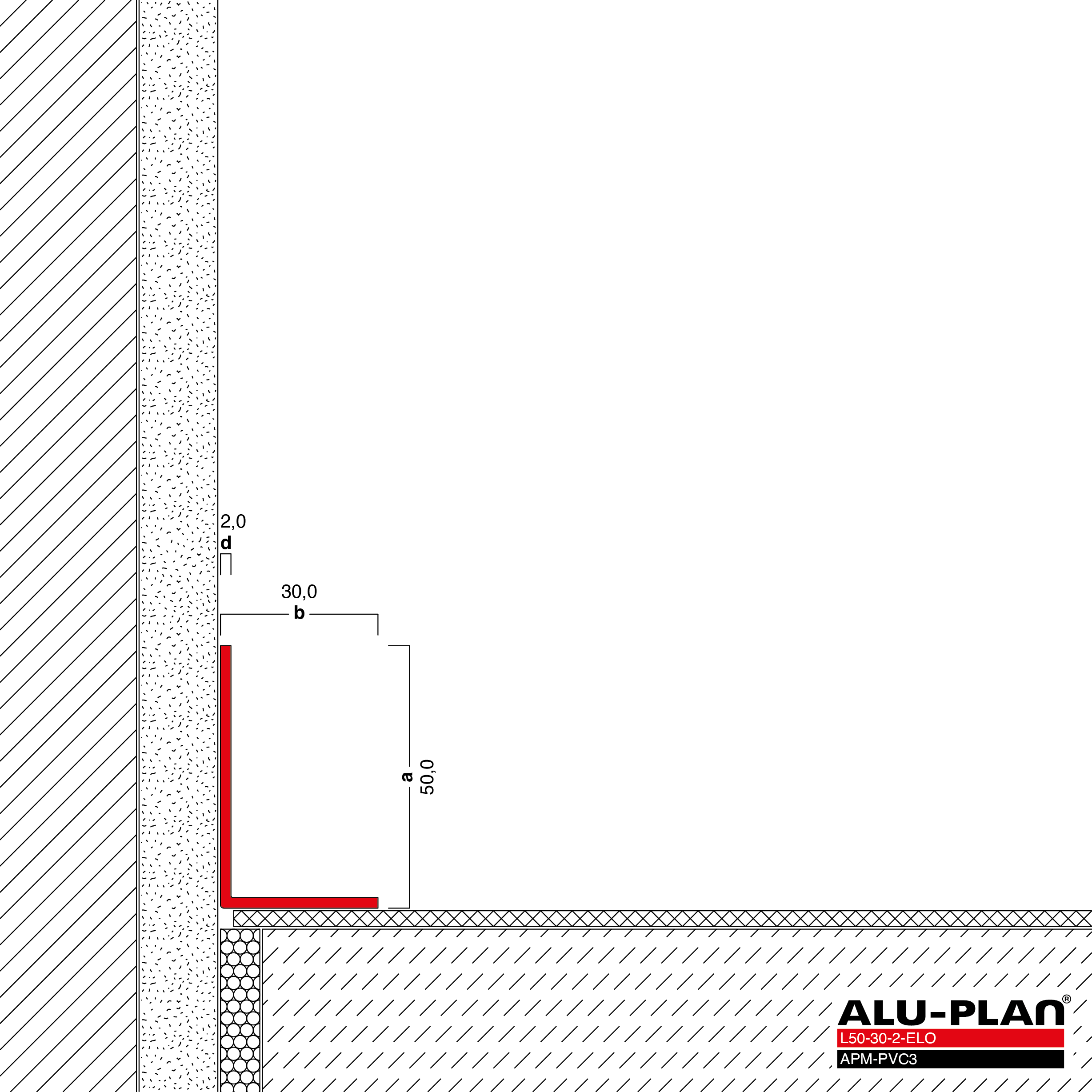 ALU-PLAN® Installation :: L50-30-2-ELO-APM-PVC3