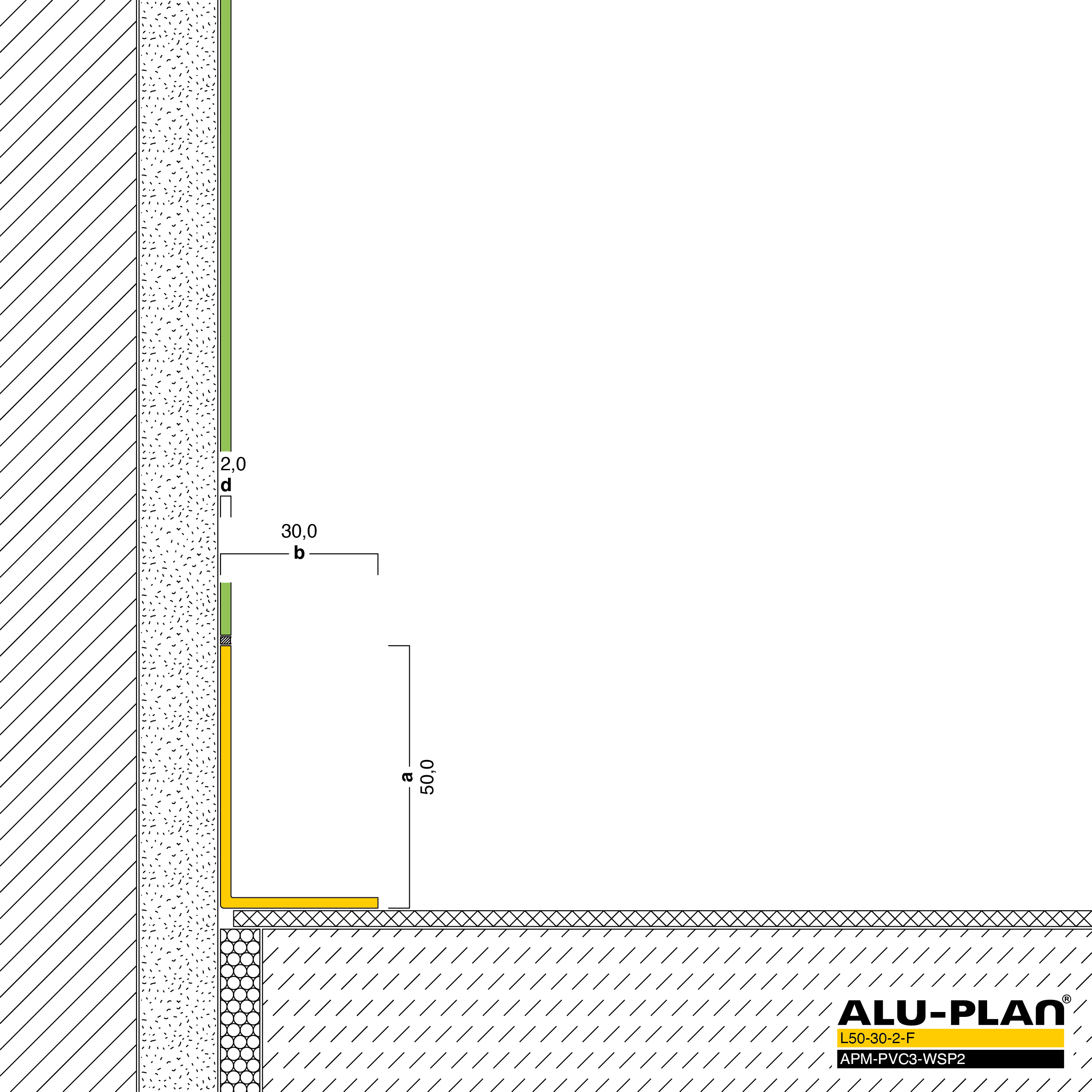 ALU-PLAN® Installation :: L50-30-2-F-APM-PVC3-WSP2