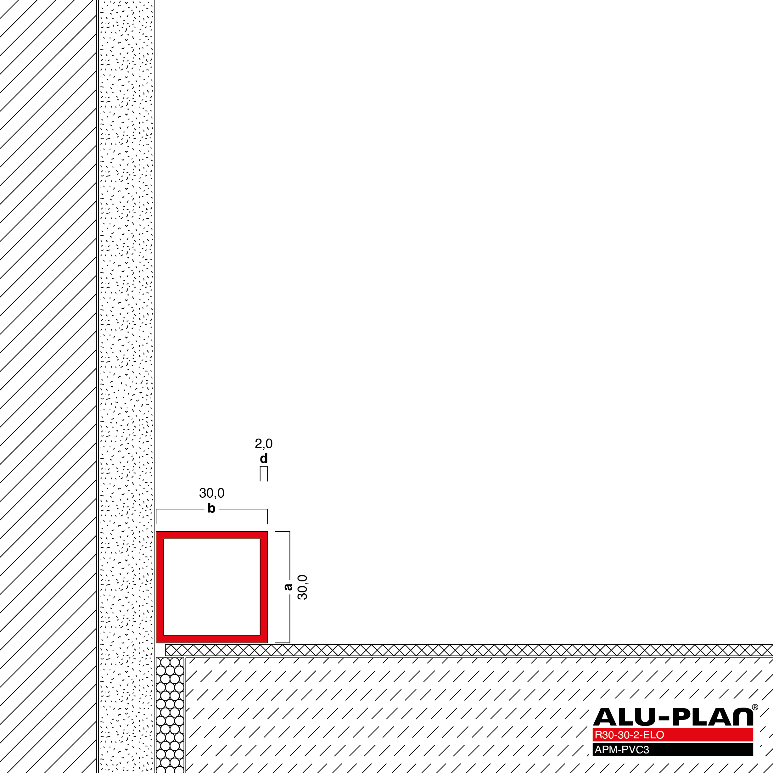 ALU-PLAN® Installation :: R30-30-2-ELO-APM-PVC3