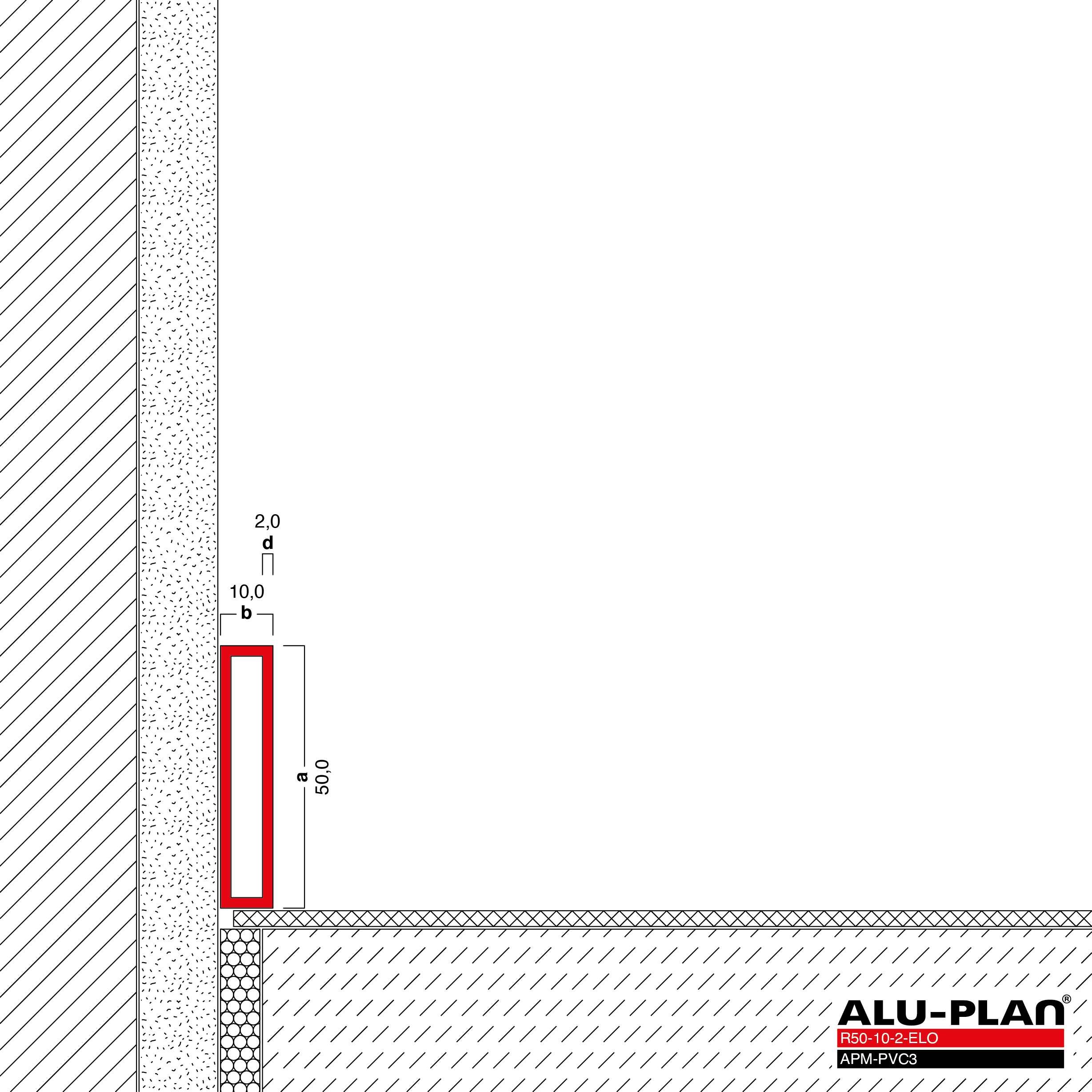 ALU-PLAN® Installation :: R50-10-2-ELO-APM-PVC3