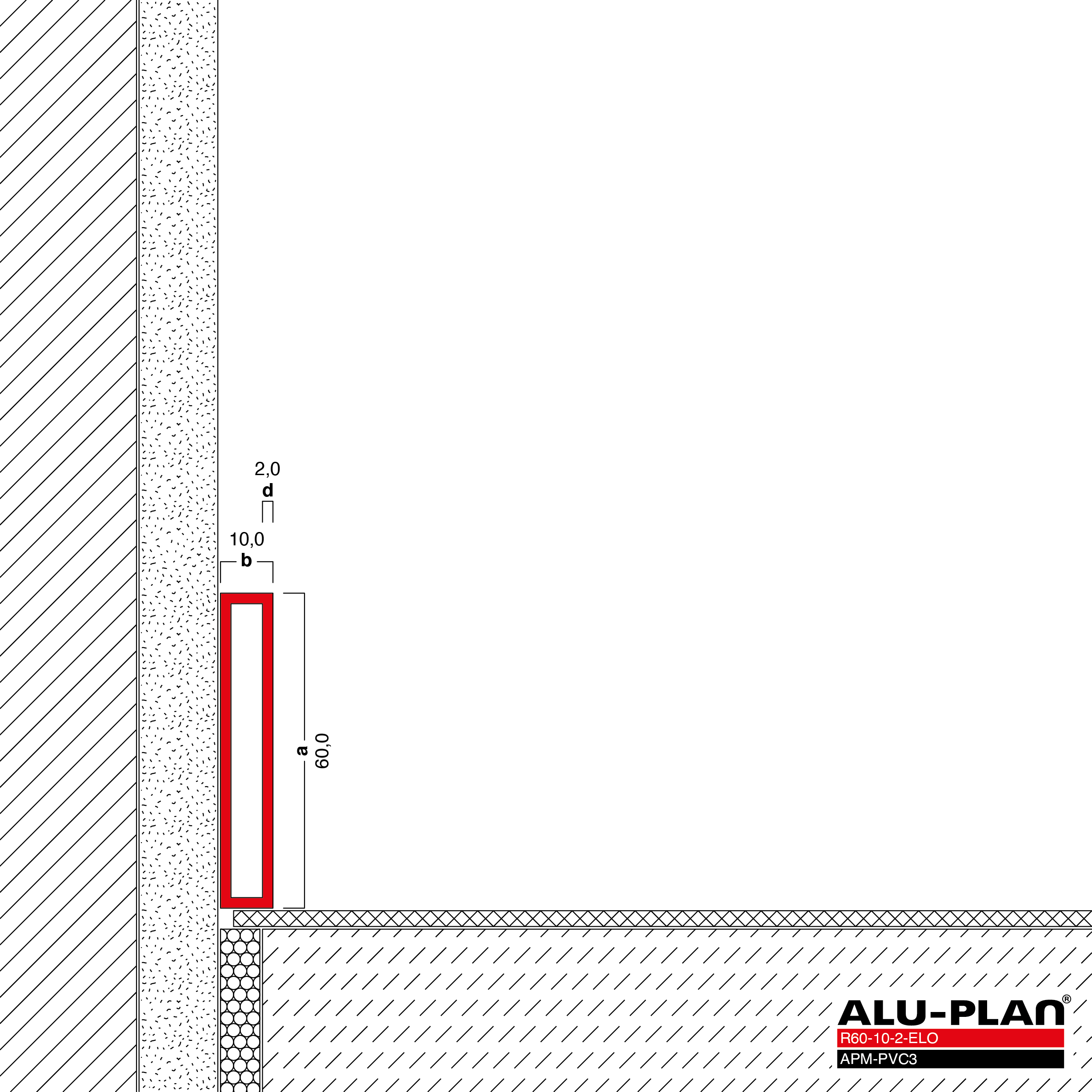 ALU-PLAN® Installation :: R60-10-2-ELO-APM-PVC3