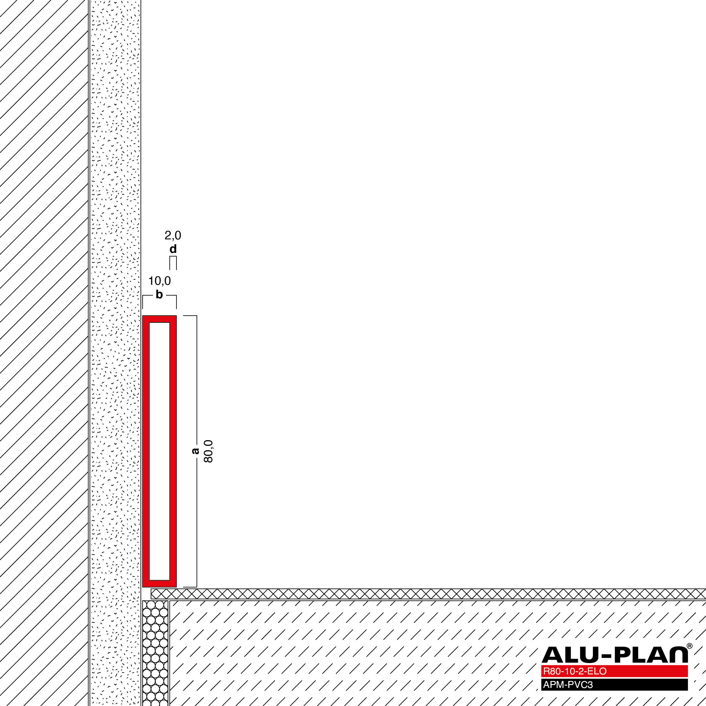 ALU-PLAN® Installation :: R80-10-2-ELO-APM-PVC3