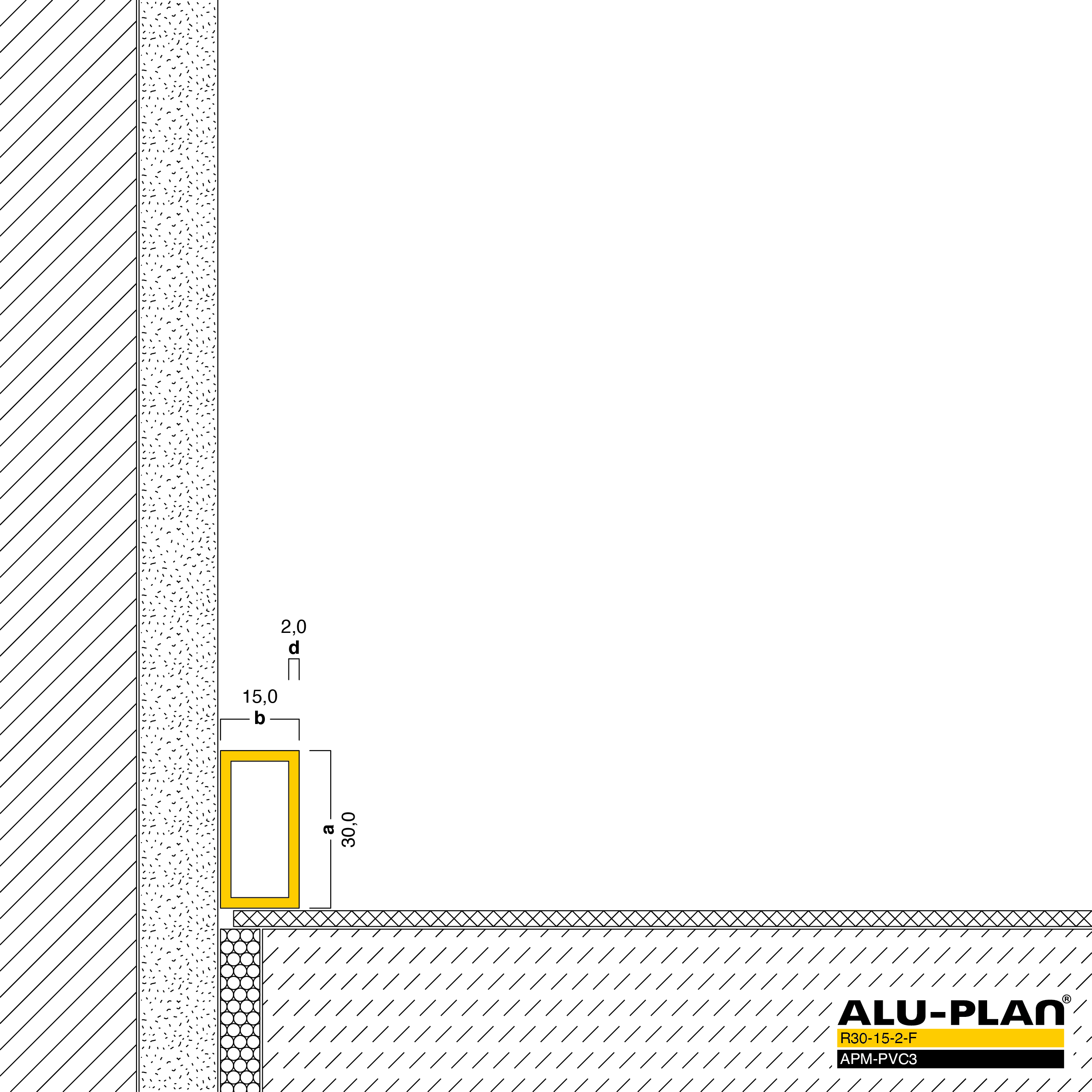 ALU-PLAN® Installation :: R30-15-2-F-APM-PVC3