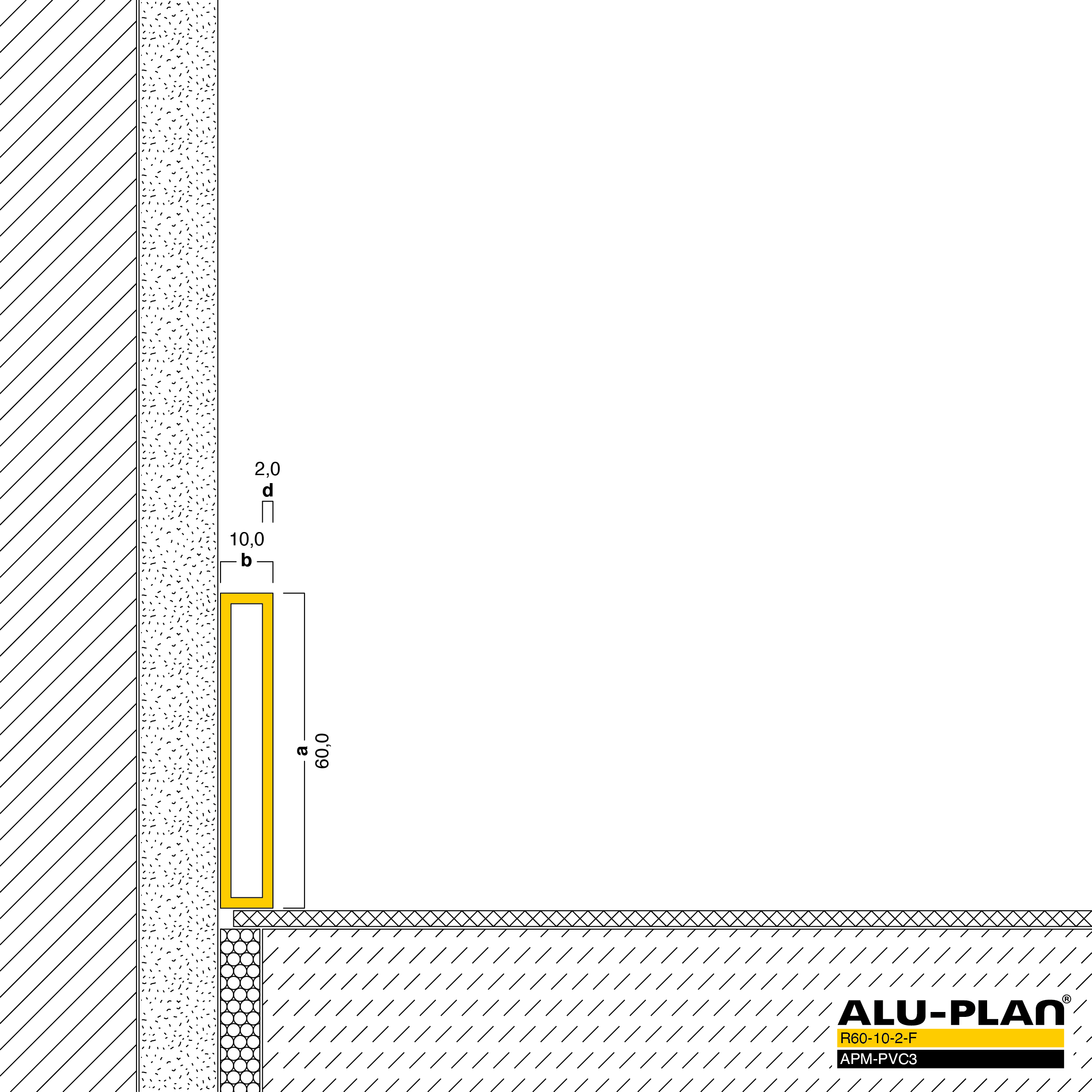 ALU-PLAN® Installation :: R60-10-2-F-APM-PVC3