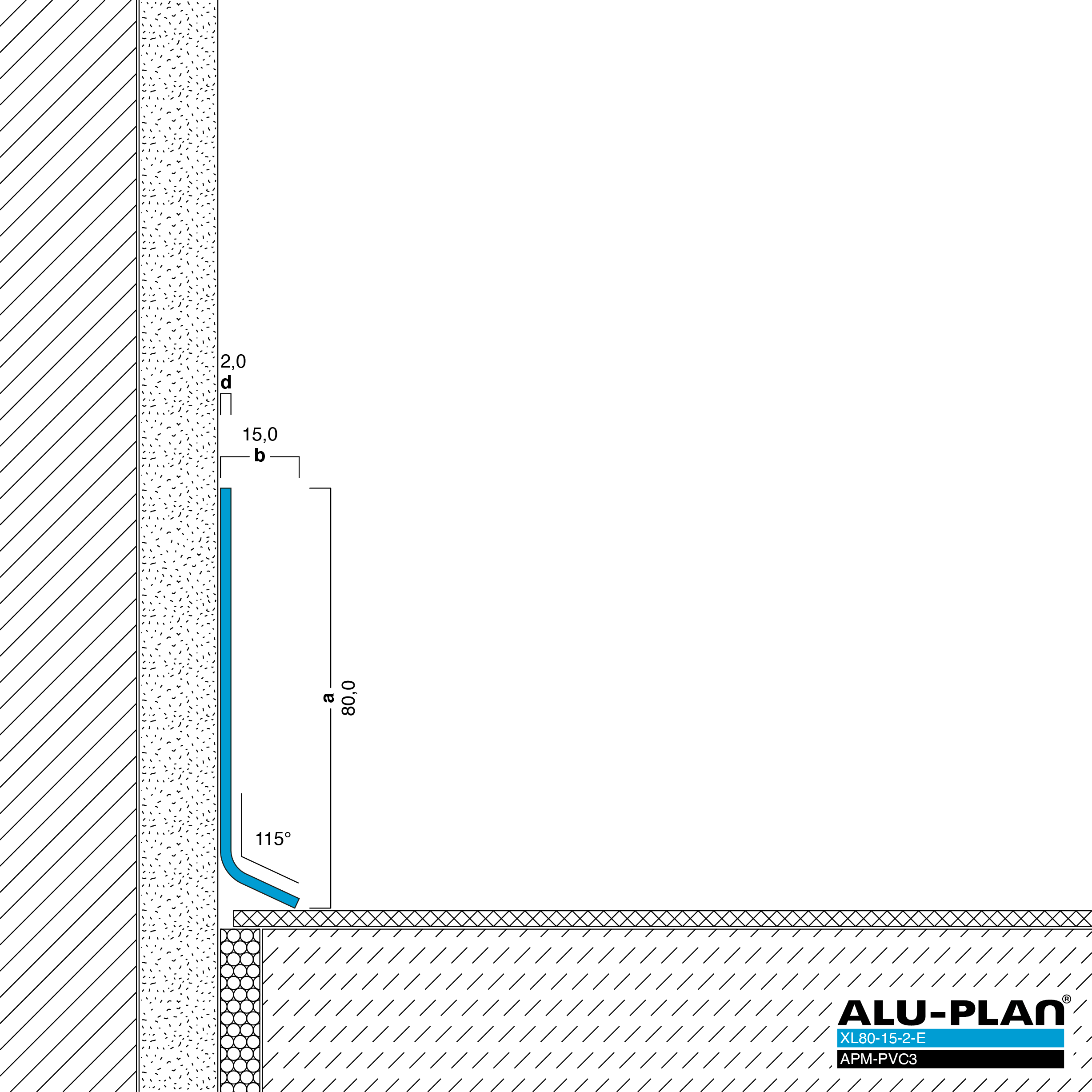 ALU-PLAN® Installation :: XL80-15-2-E-APM-PVC3