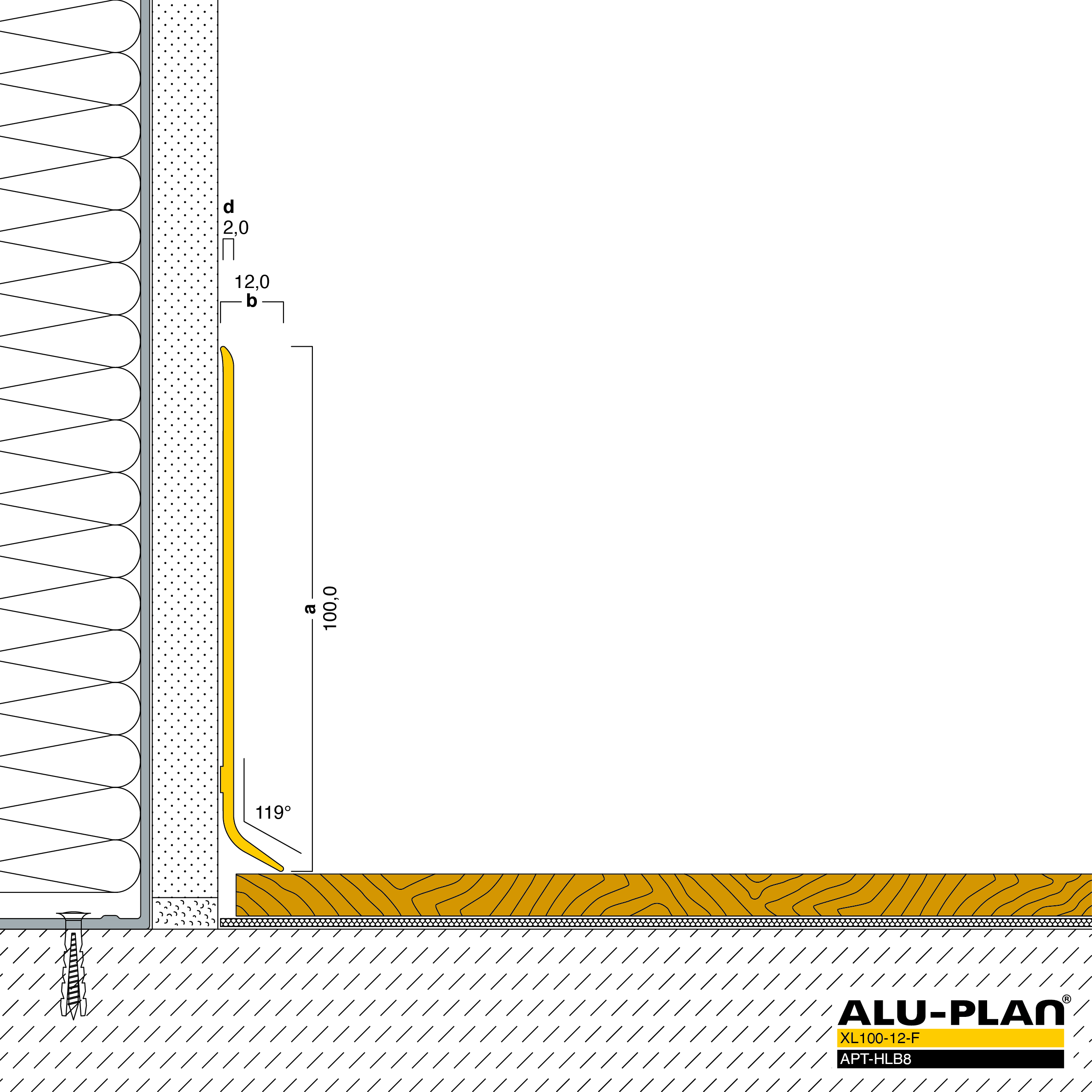 ALU-PLAN® Installation :: XL100-12-F-APT-PVC3