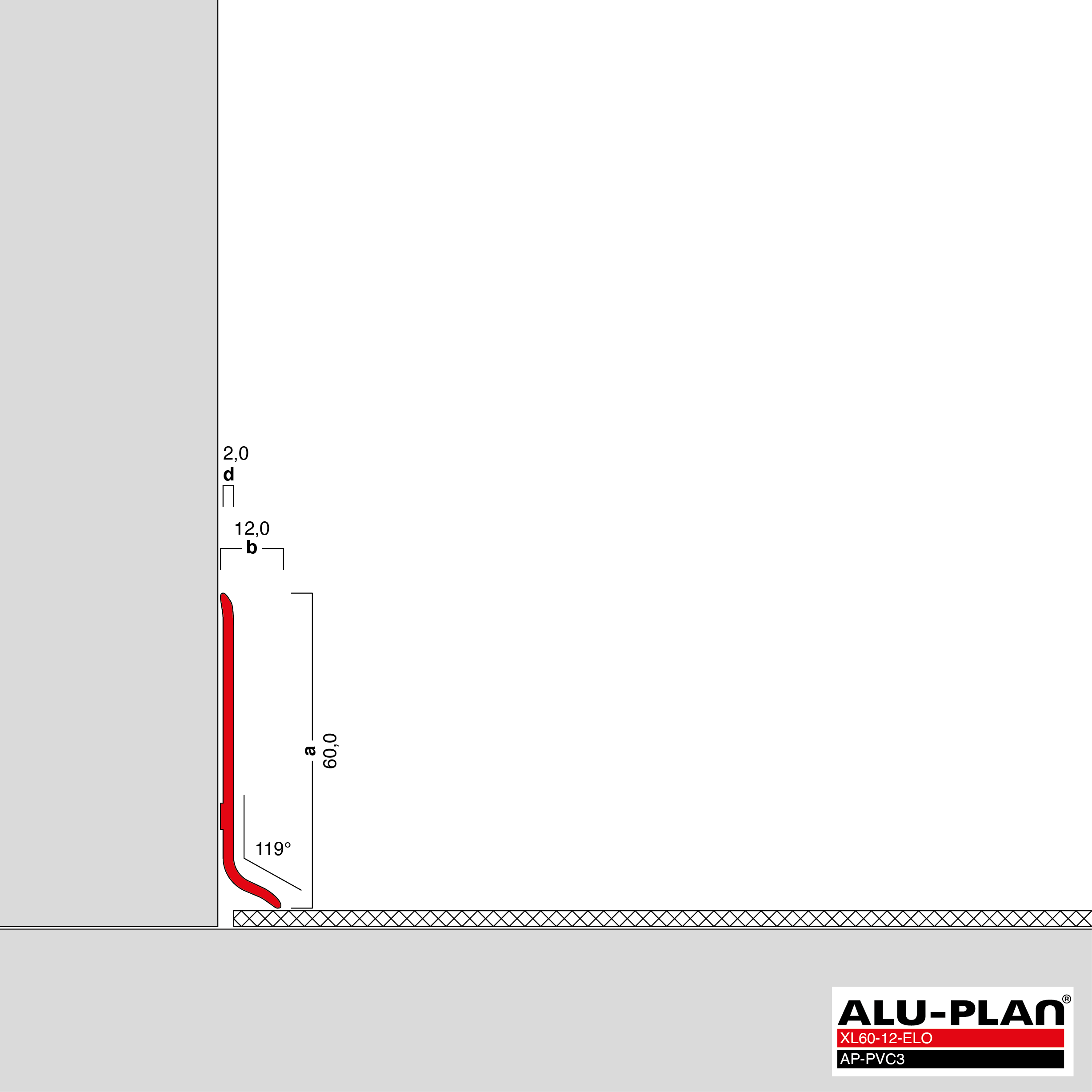 ALU-PLAN® Installation :: XL60-12-ELO-AP-PVC3